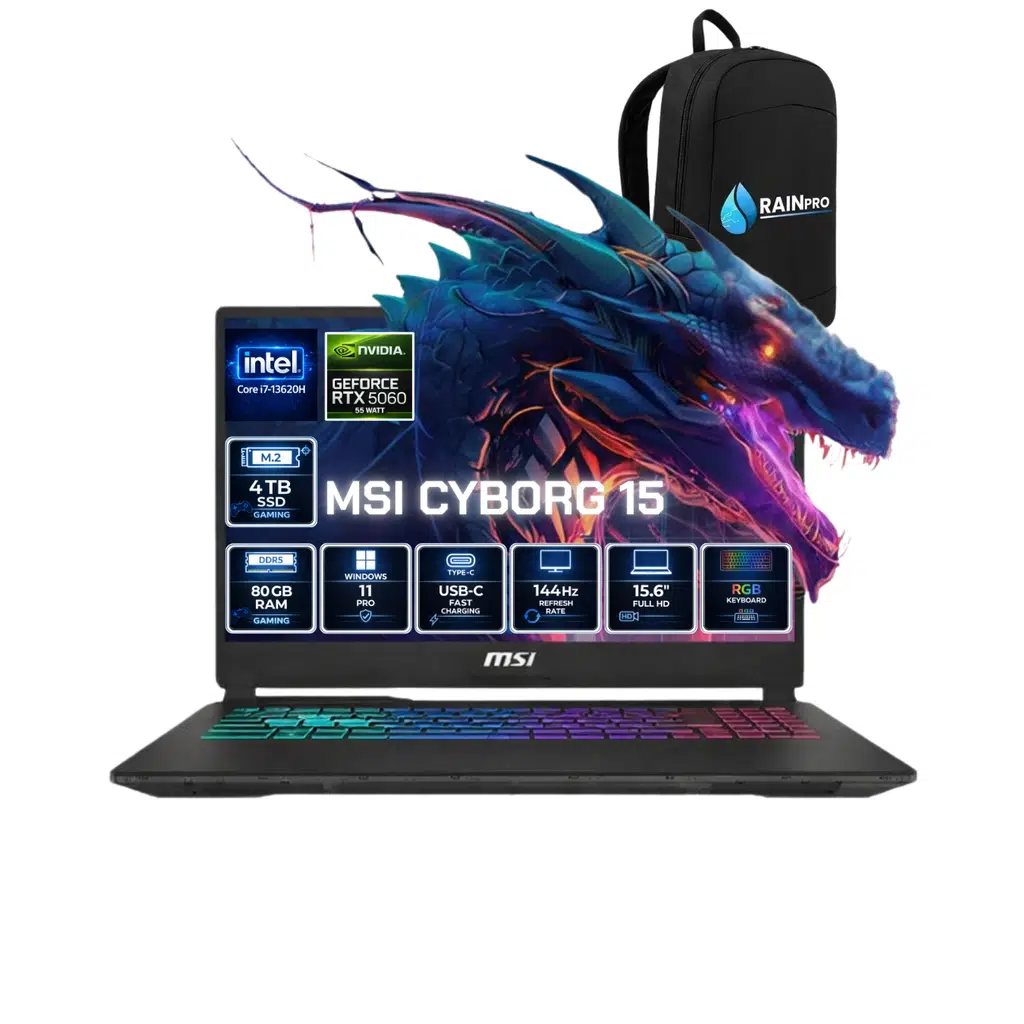 Cyborg 15 Intel Core® I7 13620H 80 GB DDR5 4 TB SSD 8GB /RTX5060 Gddr7 Win11Pro 15.6'' FullHD 144HZ IPS GAMİNG LAPTOP B13WFKG-679XTRRNP28