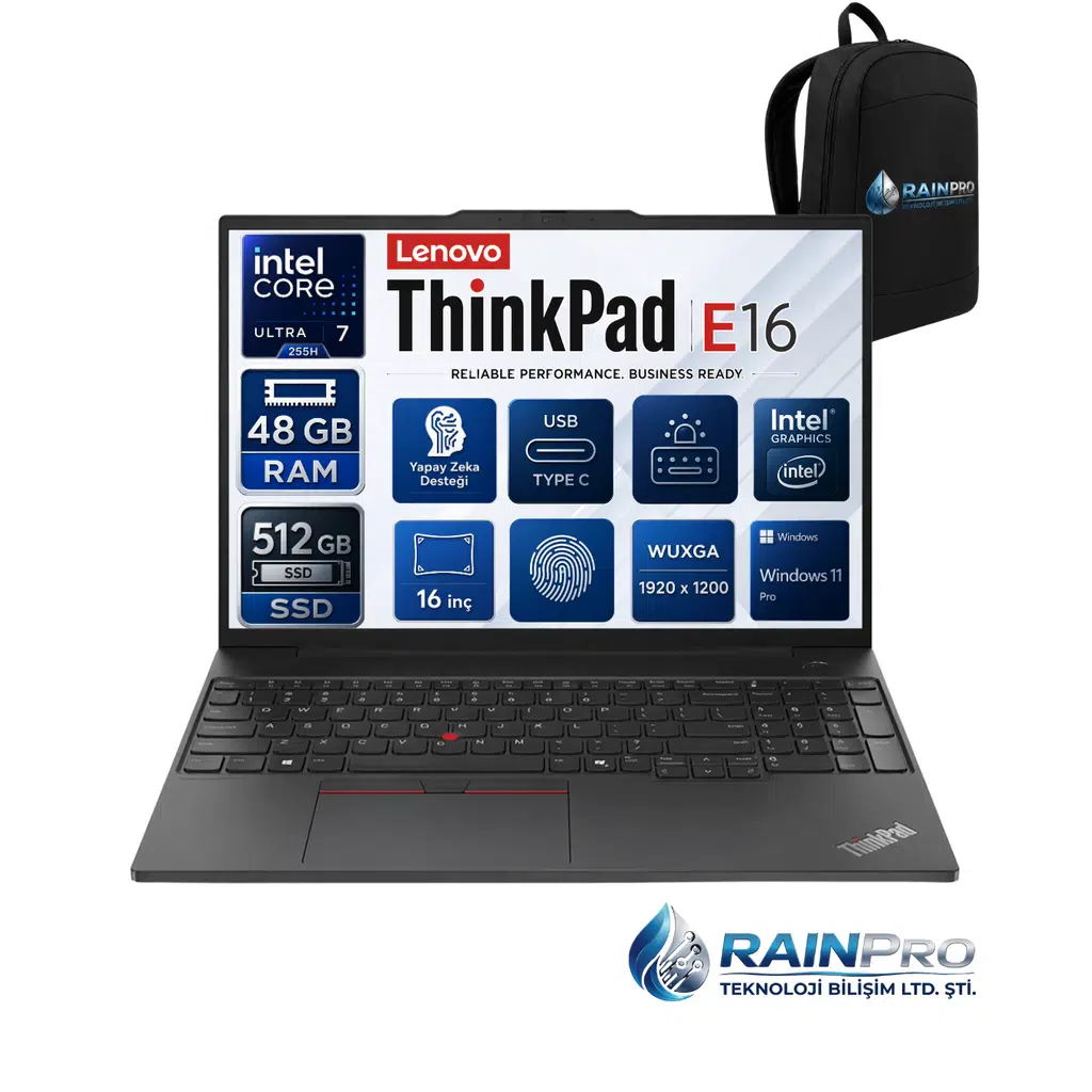 Thinkpad E16 Gen3 Intel Core Ultra 7 255H 48 GB DDR5 512 GB SSD Intel®